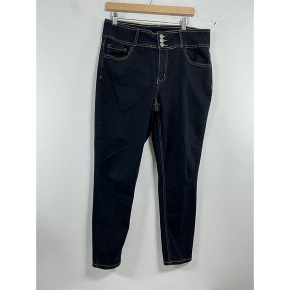 copper flash Denim - Womans Excellent Condition Copper Flash Dark Blue Jeans 12 0127/B-3